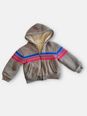 Hundred Pieces Sherpa-Lined Hoodie 3T